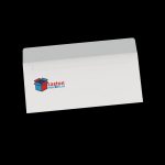 plic dl alb, 110x220 mm, 80gr/mp, lipire siliconică