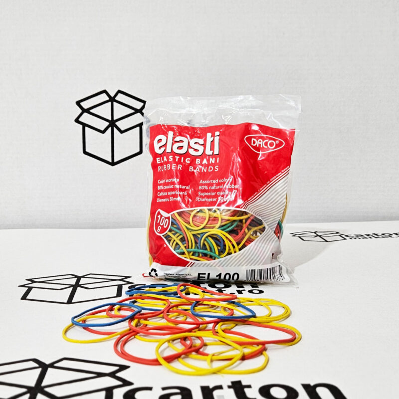 elastic pentru bani,100g diametru 50mm