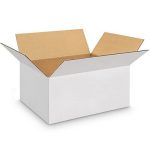 cutie de carton tip co3 / ondula b, 570 x 360 x 330 mm, culoare carton:albit