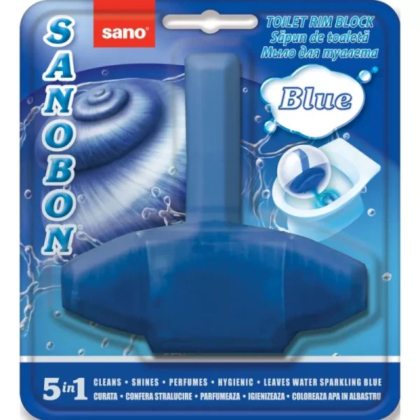 odorizant wc cu suport solid sano bon blue fresh scent 5 in 1