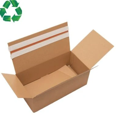 Cutie ecommerce 340x170x120 mm, cutie autoformare carton  CO3 / ondula E , natur , ecommerce . Volum 6,9 litri,set 30 buc