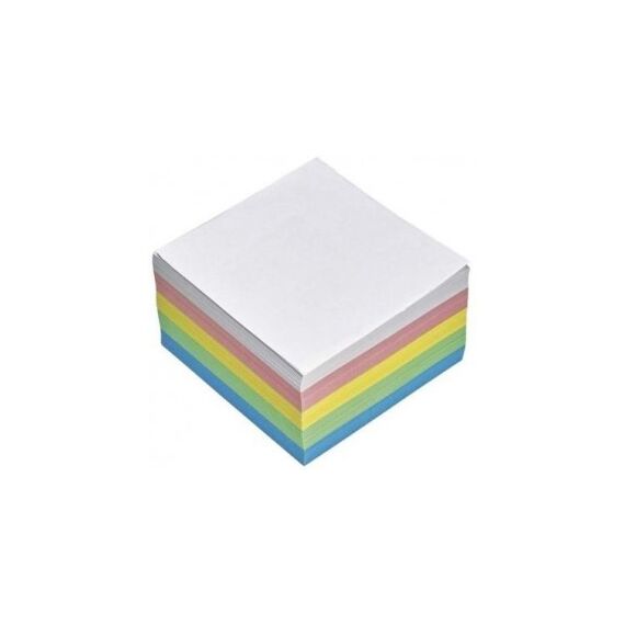 Rezerva cub hartie color 9*9cm 500coli culori pale